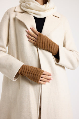 Ribbed Gloves - Chestnut