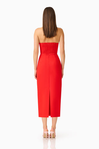 Fleurisca Column Midi Dress