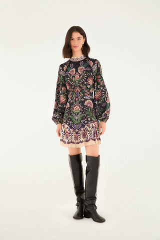 Marvelous Garden Black Mini Dress