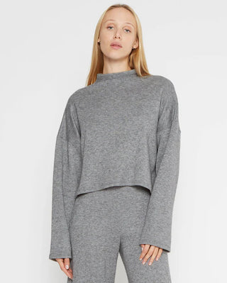 Sweater Knit Boat Neck Top