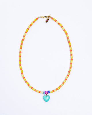 Mini Turquoise Heart Necklace