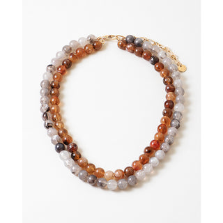Stone & Sand Layered Necklace
