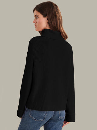 Vida Chunky Turtleneck Shaker Pullover