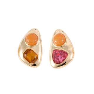 Clara Studs - Orange Gold