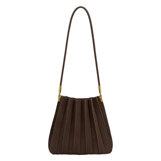 Carrie Vegan Suede Shoulder - Chocolate - Chocolate