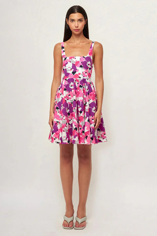 Pinafore Mini Dress - Abloom