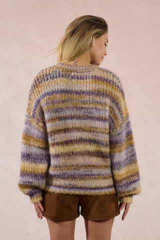 Karla Knitted Sweater - Mauve