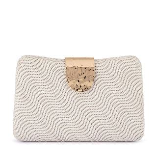 Lindy Woven Clutch