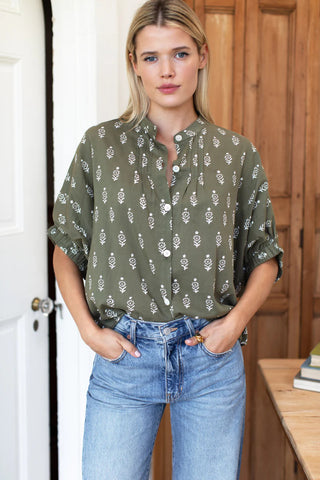 Mandarin Collar Top