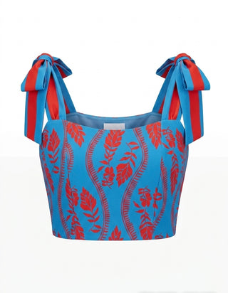 Bow Bustier & Tiered Skirt Set