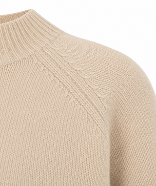 Raglan Sleeve Sweater - Biscuit