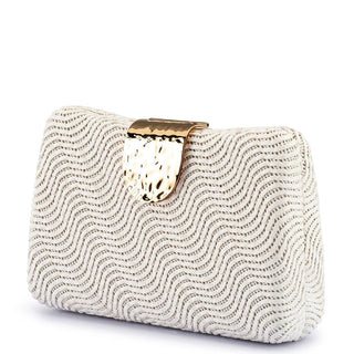 Lindy Woven Clutch