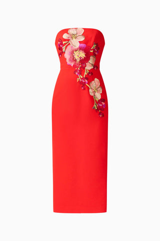 Fleurisca Column Midi Dress