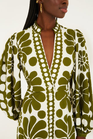 Palermo Green Maxi Dress