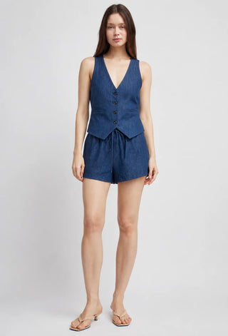 Rose Drawstring Short