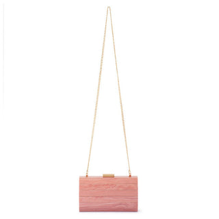 Odette Acrylic Clutch - Pink