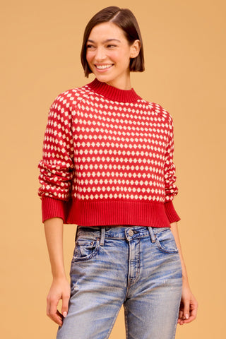 Marta Sweater - Crimson
