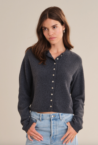 Blaire Rolled Collar Cardigan