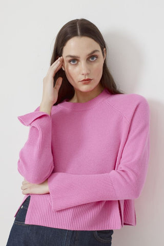 Raglan Crew w/ Side Slits