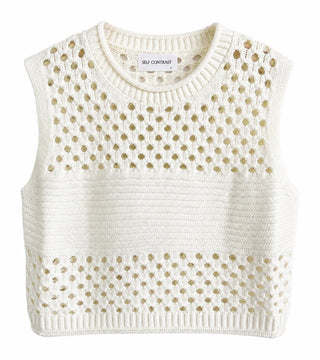 Isabella Fishnet Tank Top