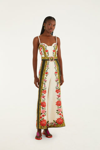 Wonder Rio Sand Sleeveless Maxi Jumpsuit