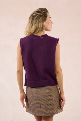 Eliana Knitted Sleeveless Sweater