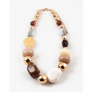 Biscotti Beaded Necklace