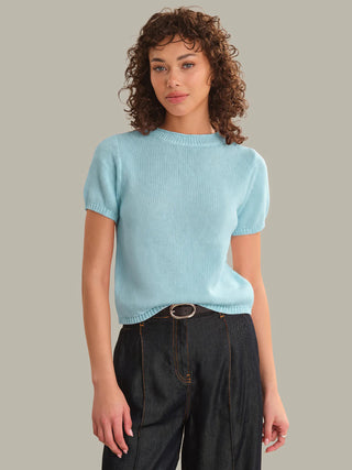 Banks Rolled Edge Sweater Tee
