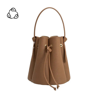 Laguna Vegan Leather Top Handle - Natural - Natural