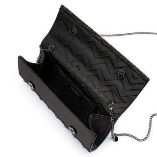 Bridget Crystal Clutch - Black