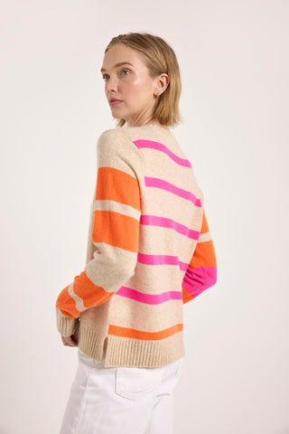 Irregular Stripe Maya Crew