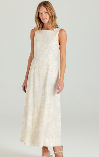 Linen Floret Parke Dress