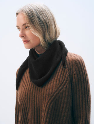 Cashmere Neckerchief - Black