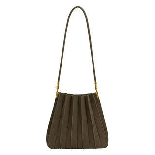 Carrie Vegan Suede Shoulder - Olive - Olive