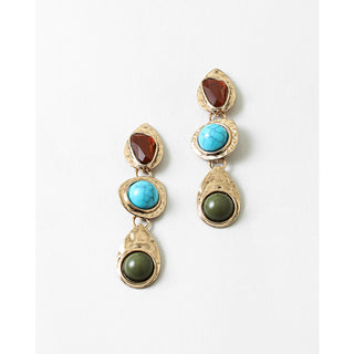Turquoise Trio Earrings