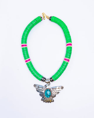 Metal Thunderbird Necklace