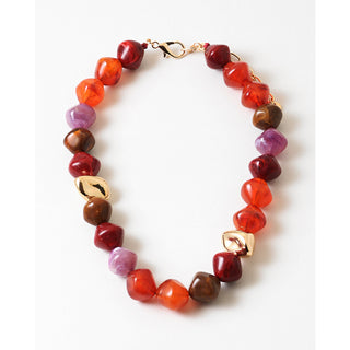 Colorblock Beaded Necklace