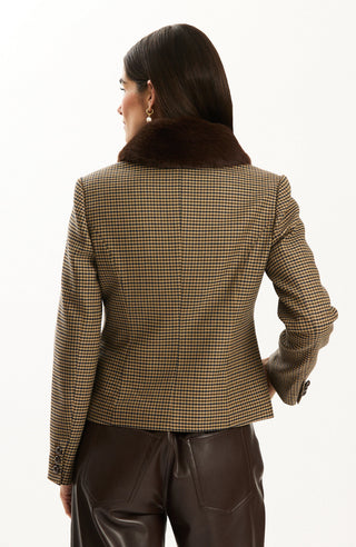 Lucy Mixed Media Jacket