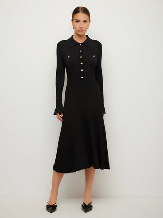 Ellie Ribbed Sweater Dress