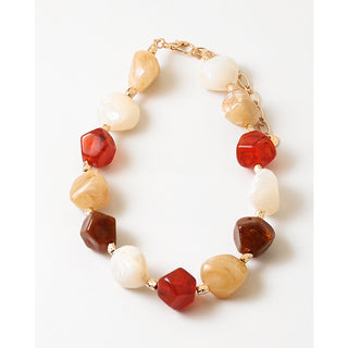 Neutral Mix Beaded Necklace