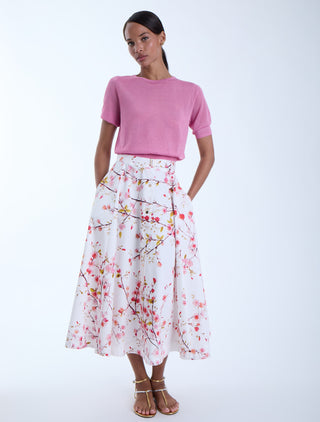 Lola Print Midi Skirt