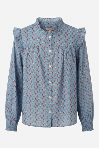Misha Top - Light Blue Carnation