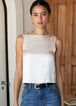 Antique White Silk