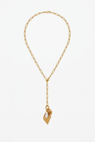 Conch Lariat Necklace