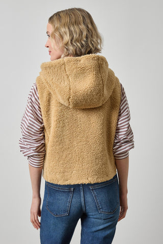 Hooded Sherpa Vest