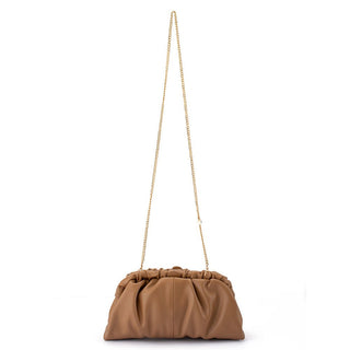 Nix Gathered Soft Clutch - Natural
