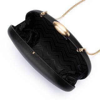 Yuzu Oval Clutch - Black