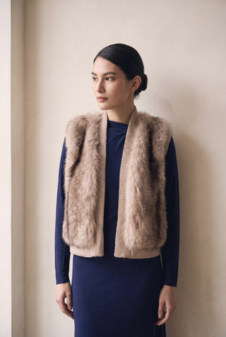 Emma Faux Fur Vest