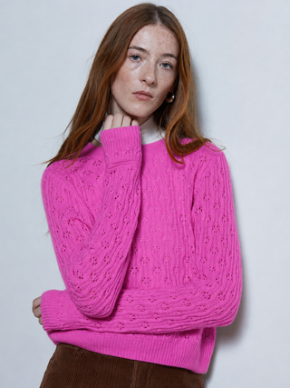 4-Ply Fancy Stitch Crew