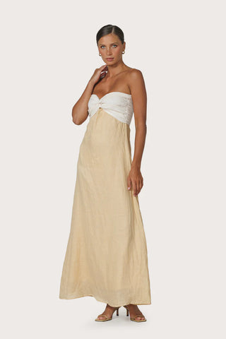 Melody Maxi Linen Dress